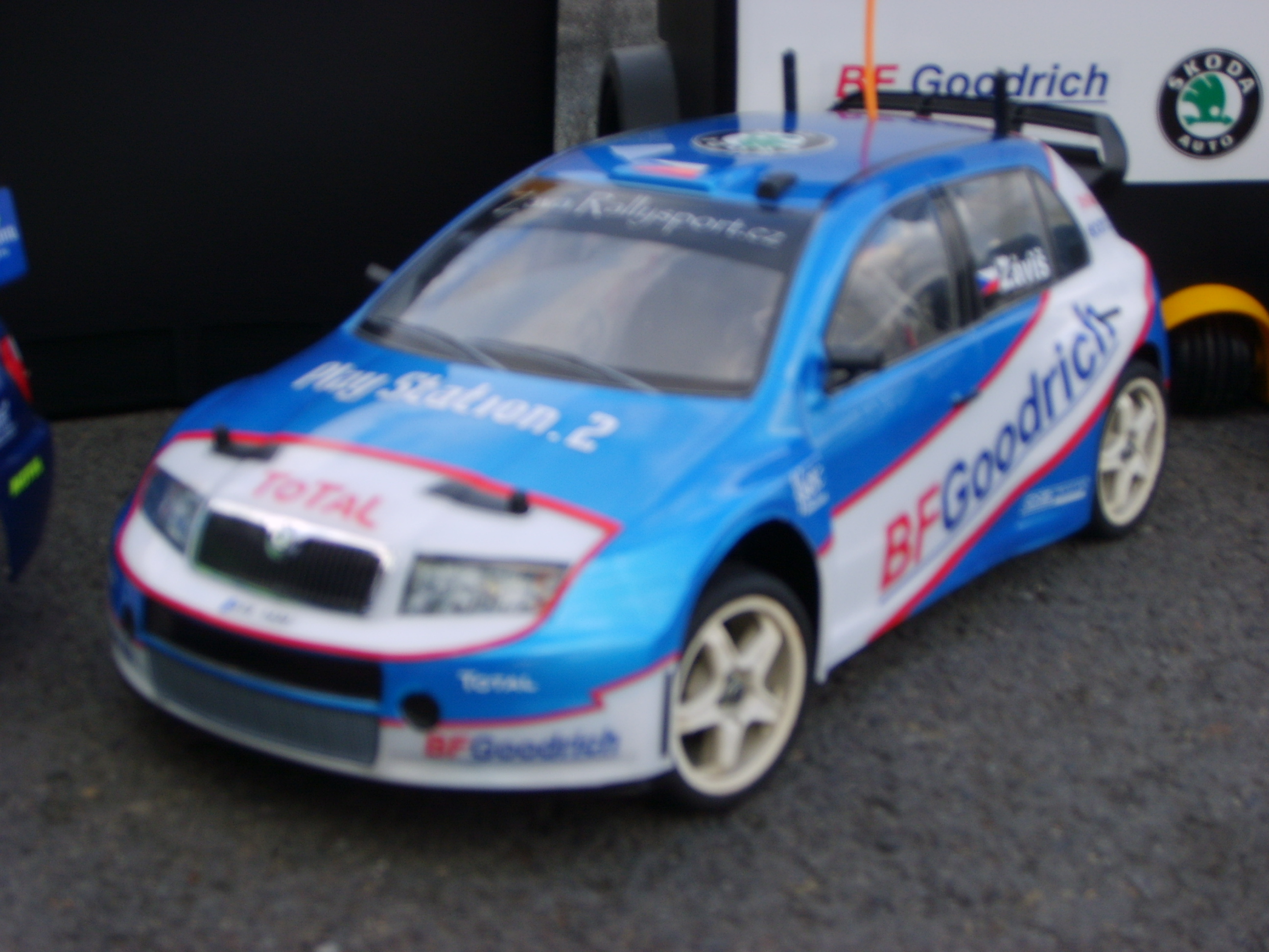 Škoda fabia WRC E1, č.4 , ex.Záviš rallytrophy 2007