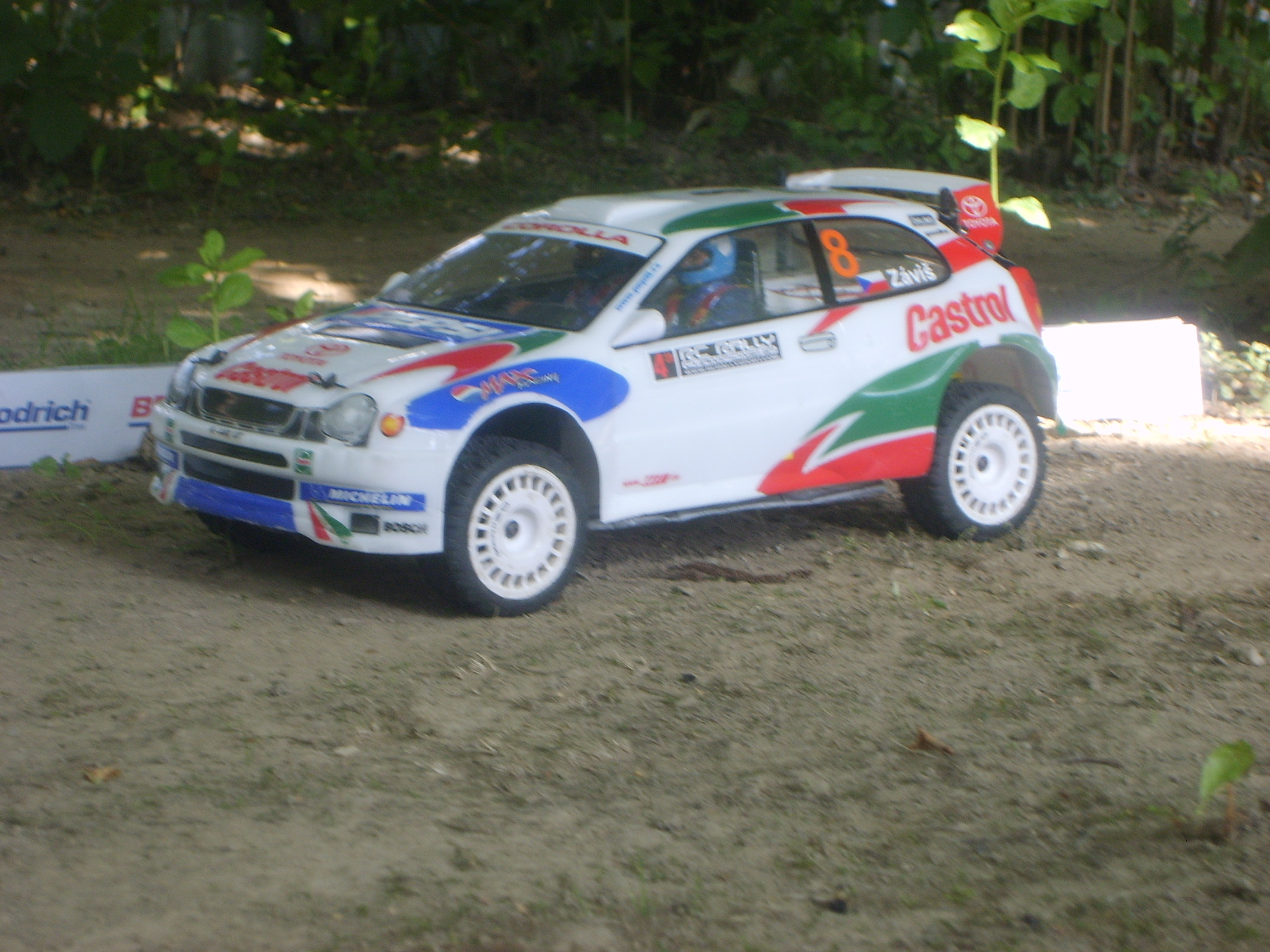 T.Corolla WRC 99 ,č.8 , ex záviš rallytrophy 2008